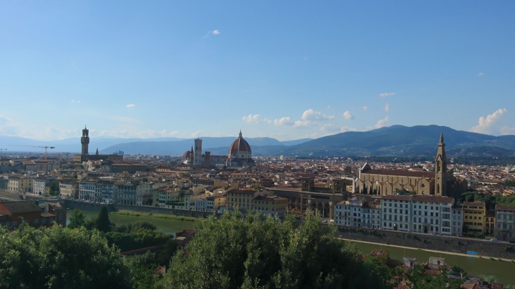 Ausblick von der Piazzale Michelangelo
